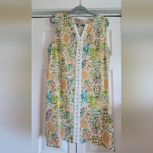 Charlie Paige Dress with Lace Trim